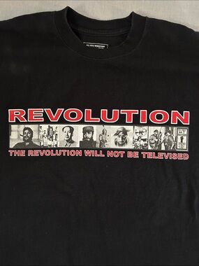 All Five Boroughs Clothing Company Black 'Revolution' Graphic Tee